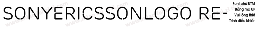 SonyEricssonLogo Re字体转换